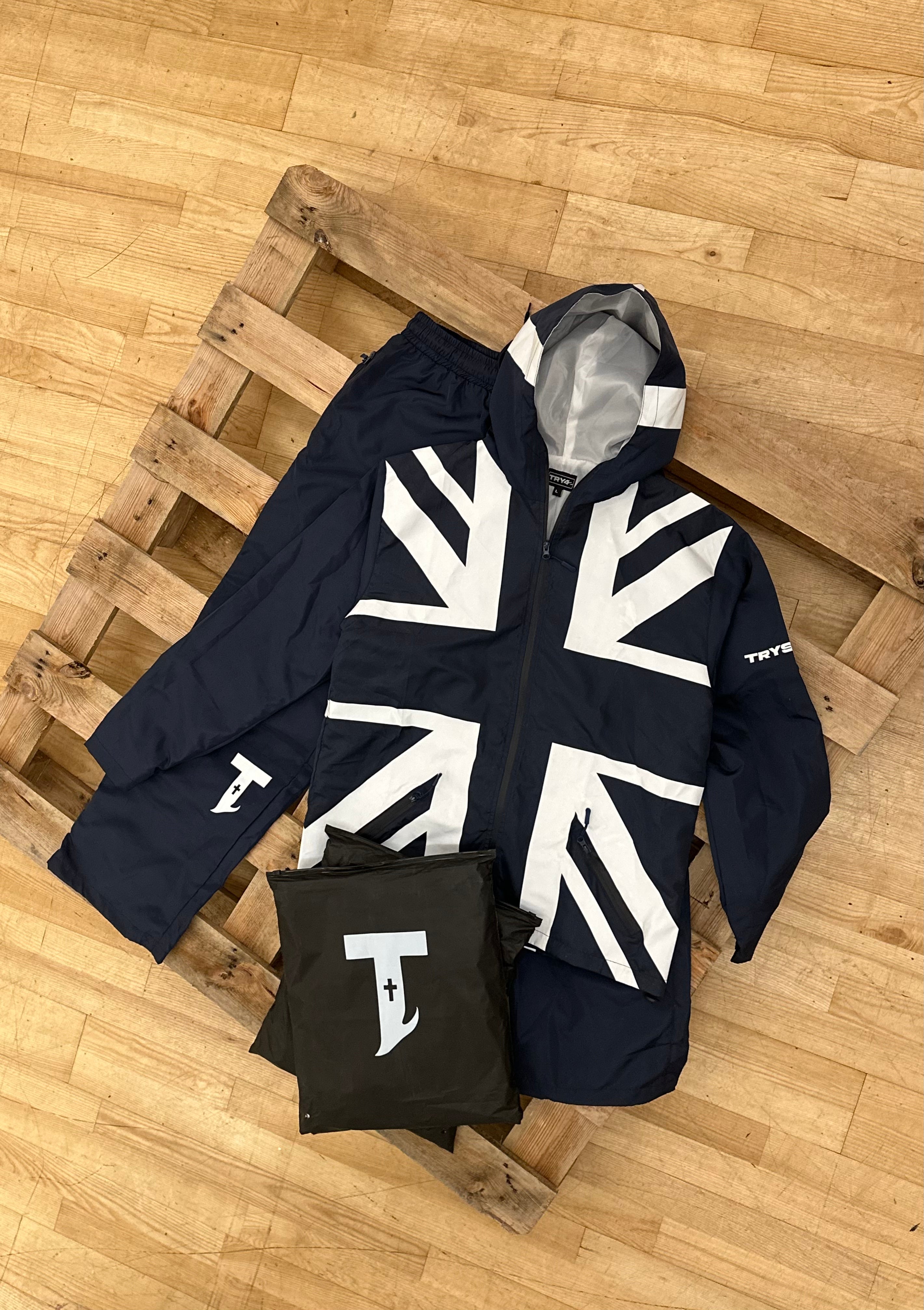 TRYSUTTIN UNION JACK WINDBREAKER